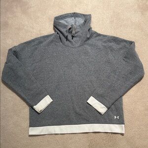 Under Armour Women's Pullover Sweatshirt with a Cowl Neck - Cotton Blend Size M